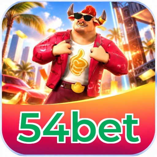 Logo 54bet Slots Premium Brasil